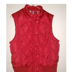 Aéropostale Red Puffer Vest
